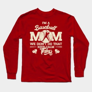 Baseball Mom Long Sleeve T-Shirt